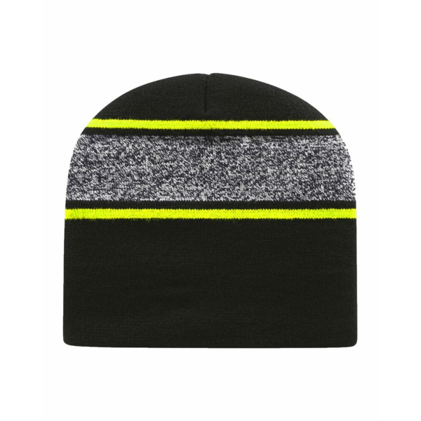 USA-Made Variegated Striped Beanie Thumbnail