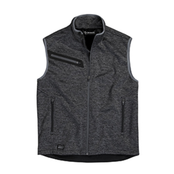 Compass Bonded Mélange Sweater Fleece Vest Thumbnail