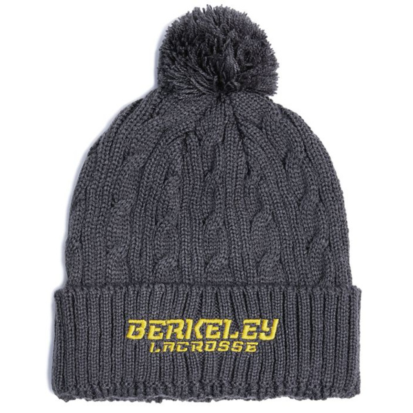 Cable Knit Pom-Pom Beanie Thumbnail