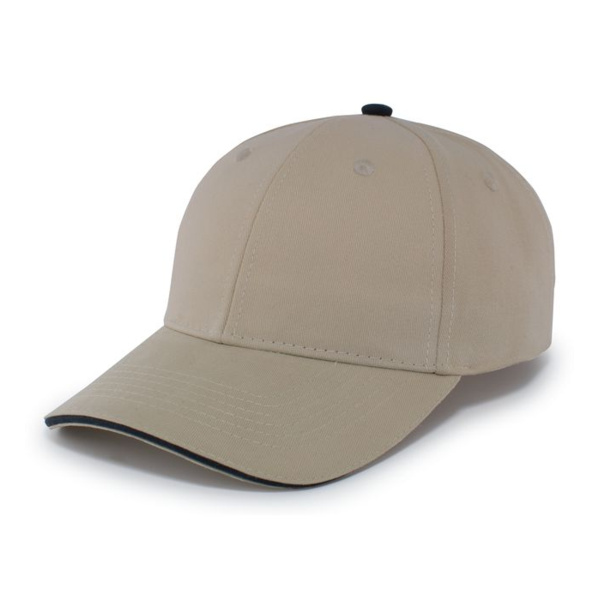 Brushed Twill Cap With Sandwich Bill Thumbnail