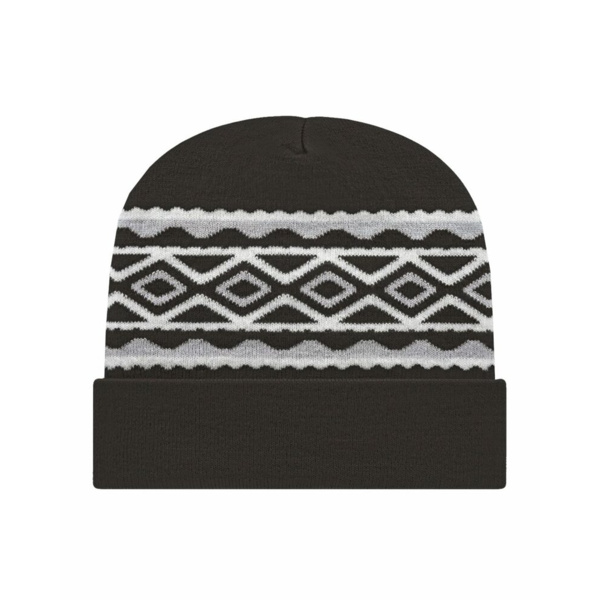 USA- Made Diamond Cuffed Beanie Thumbnail