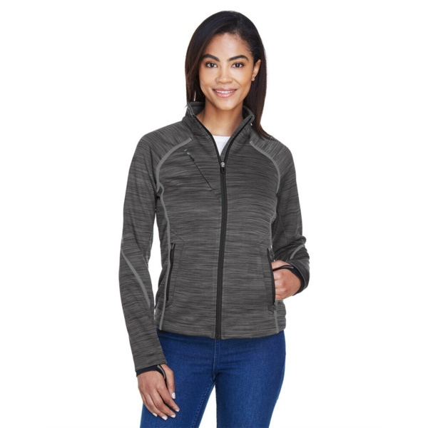 Women's Flux Mélange Bonded Fleece Jacket Thumbnail