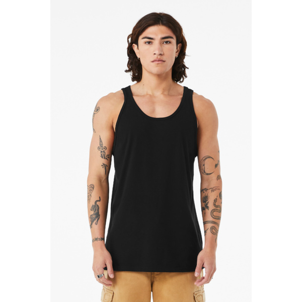 Unisex Heather CVC Tank Thumbnail