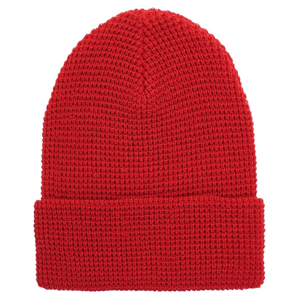 Waffle Cuffed Knit Beanie Thumbnail