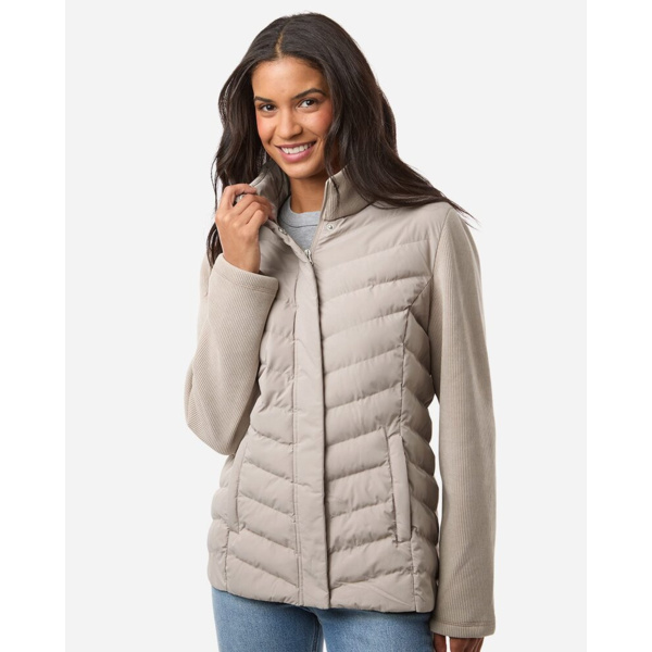 Women's Mixed Media Chevron Jacket Thumbnail