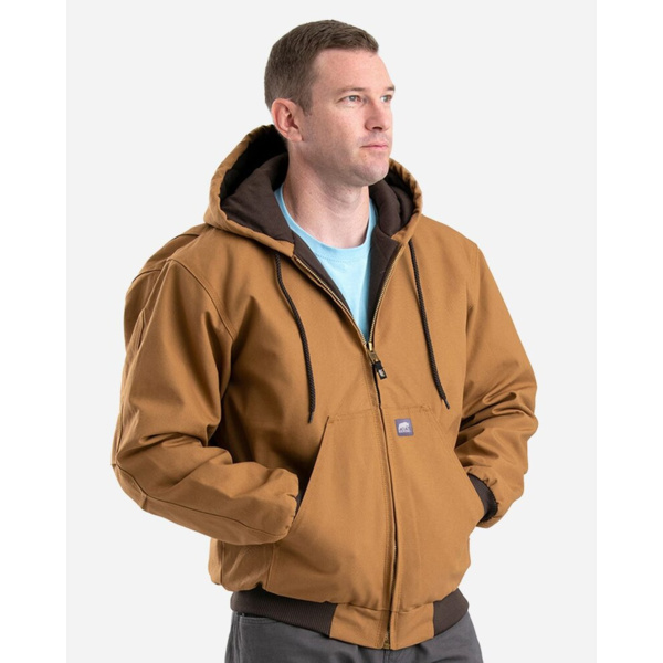 Men's Tall Highland Washed Cotton Duck Hooded Jacket Thumbnail