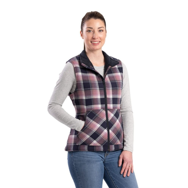 Women's Insulated Flannel Vest Thumbnail