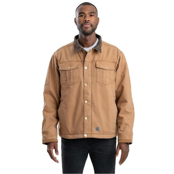 Men's Vintage Washed Sherpa-Lined Work Jacket Thumbnail