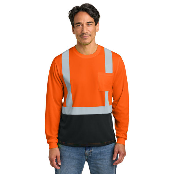 Ansi 107 Class 2 Long Sleeve Mesh Blocked Tee Thumbnail