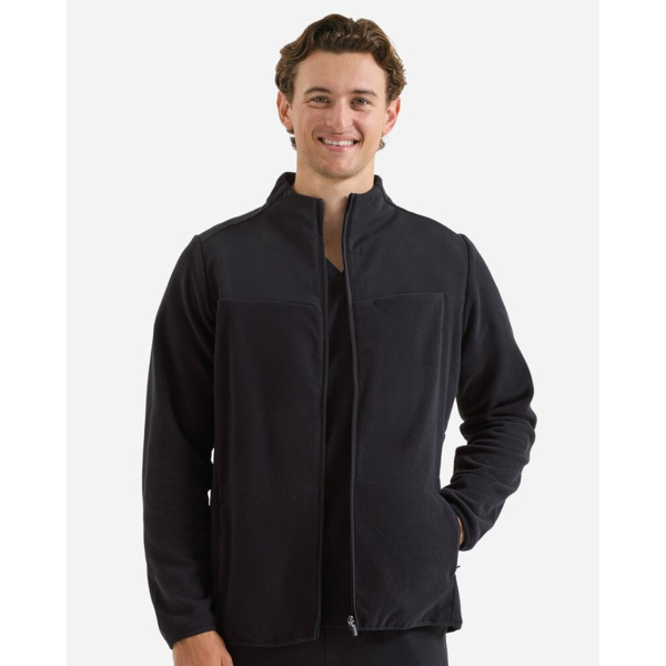 Men's Agility Panelled Fleece Full-Zip Jacket Thumbnail