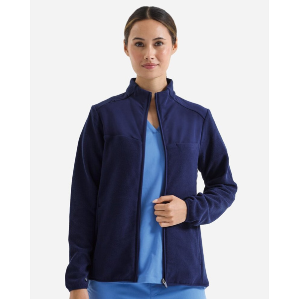Women's Agility Panelled Fleece Full-Zip Jacket Thumbnail