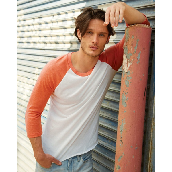 Eco-Jersey Baseball Raglan Tee Thumbnail