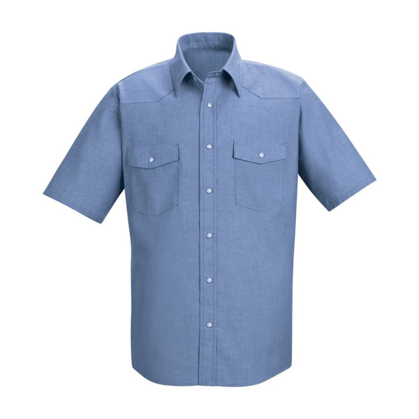 Men's Deluxe Western Style Short Sleeve Shirt Thumbnail