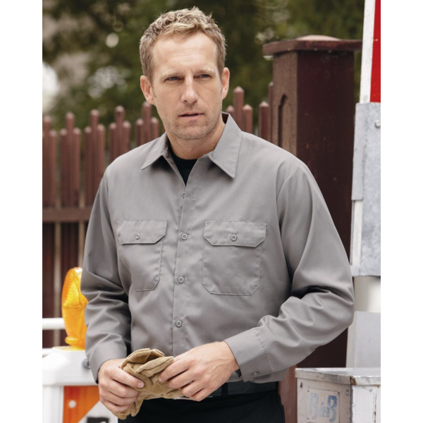 Men's Utility Long Sleeve Work Shirt Thumbnail