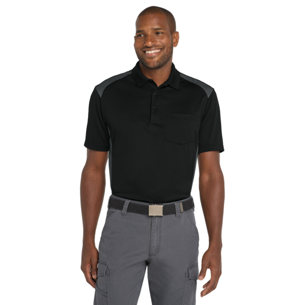 Select Snag Proof Two Way Colorblock Pocket Polo Thumbnail