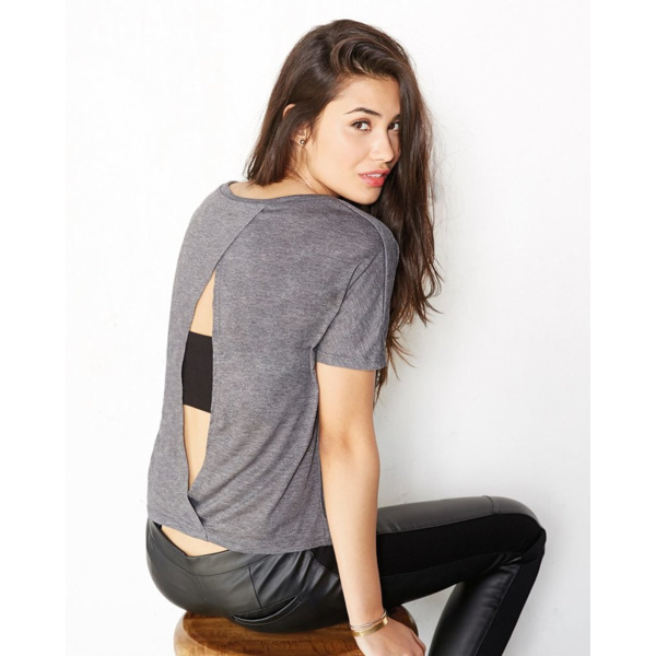 Women's Flowy Open Back Tee Thumbnail