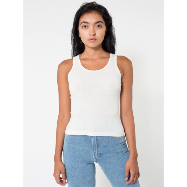 3308ORG Organic 2x1 Rib Boy Beater Tank Thumbnail