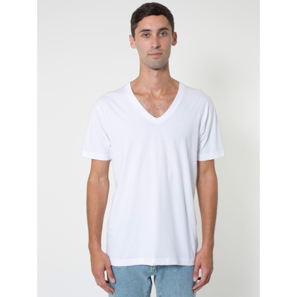 2456 Fine Jersey S/S V-Neck T-Shirt Thumbnail