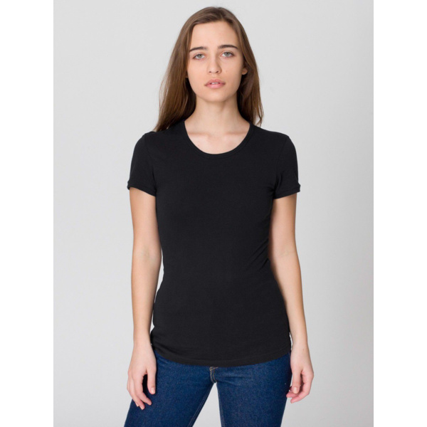 6321 Sheer Jersey Cap Sleeve T-Shirt Thumbnail