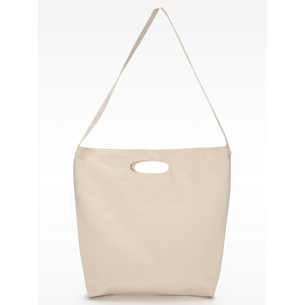 E590 Bull Denim Woven Cotton Bag w/ Strap Thumbnail