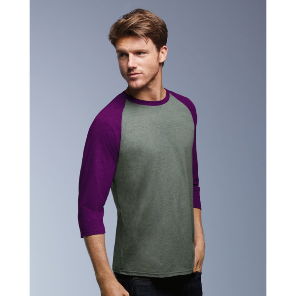Triblend Raglan Three-Quarter Sleeve T-Shirt Thumbnail