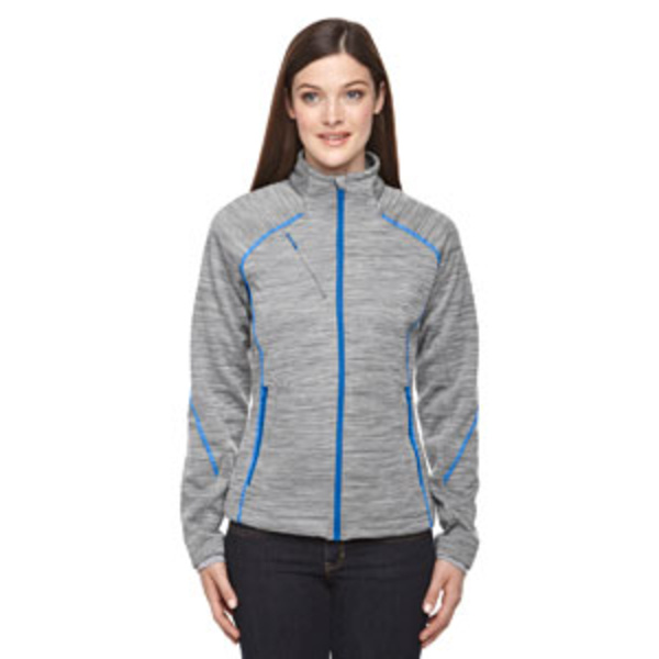 Ladies' Flux Mélange Bonded Fleece Jacket Thumbnail