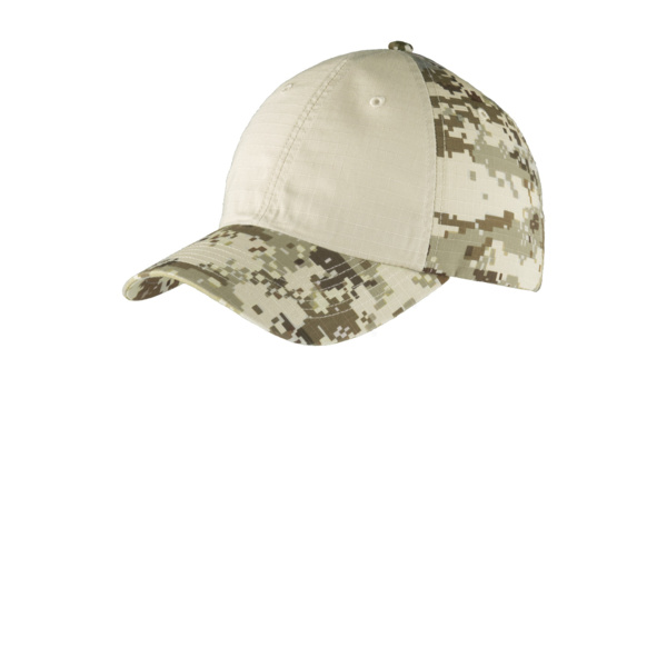 Colorblock Digital Ripstop Camouflage Cap Thumbnail