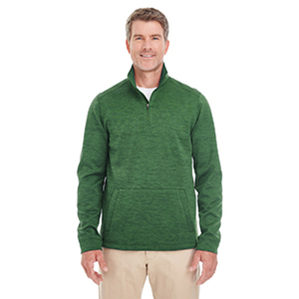 Men's Newbury Mélange Fleece Quarter-Zip Thumbnail