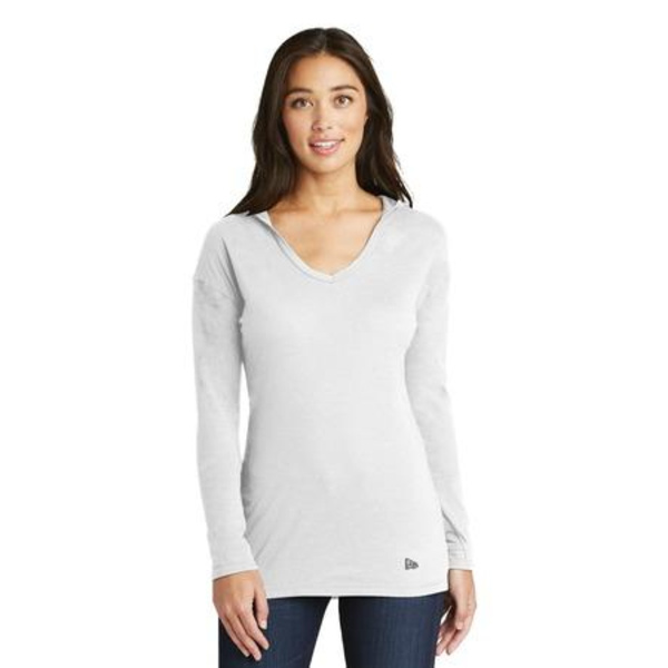 Ladies Tri Blend Performance Pullover Hoodie Tee Thumbnail