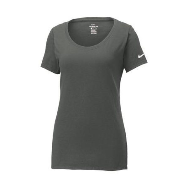 Ladies Core Cotton Scoop Neck Tee Thumbnail