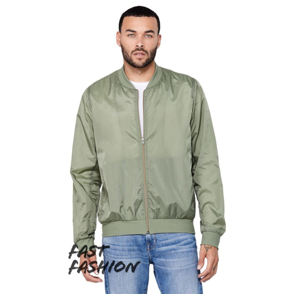 FWD Fashion Lightweight Bomber Jacket Thumbnail