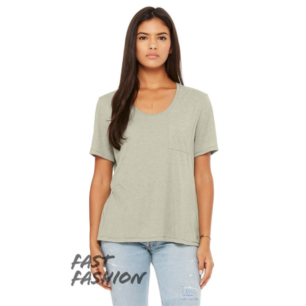 FWD Fashion Women's Flowy Pocket Tee Thumbnail