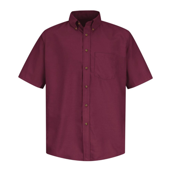 Men's Tall Poplin Short Sleeve Dress Shirt Thumbnail