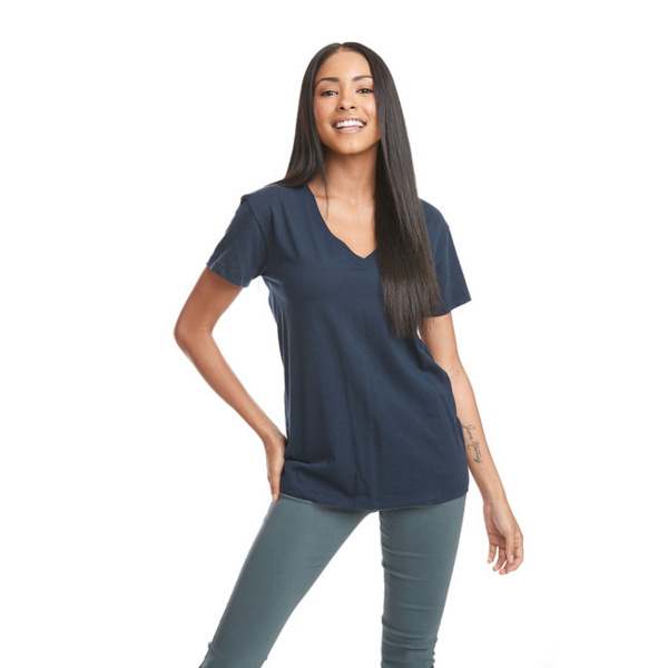Ladies' Relaxed V-Neck T-Shirt Thumbnail