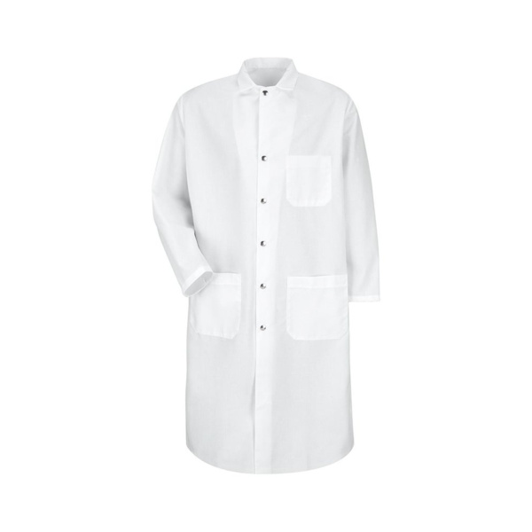 Men's Snap-Front Spun Polyester Butcher Coat Thumbnail