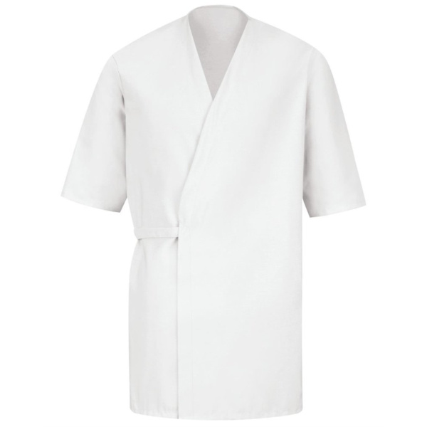 Men's Collarless Poplin Butcher Wrap Thumbnail