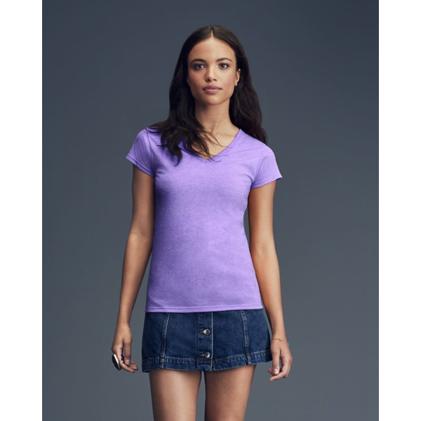 Women's Lightweight Fitted V-Neck T-Shirt Thumbnail