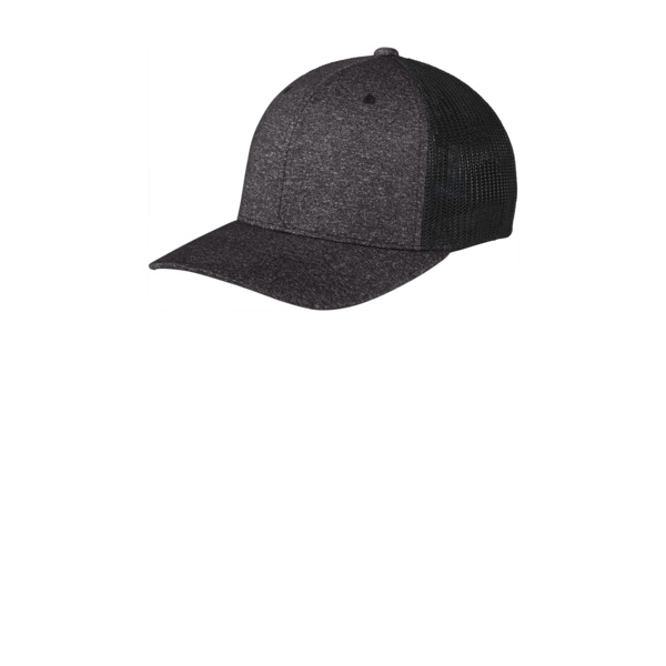 Flexfit ® Melange Mesh Back Trucker Cap Thumbnail