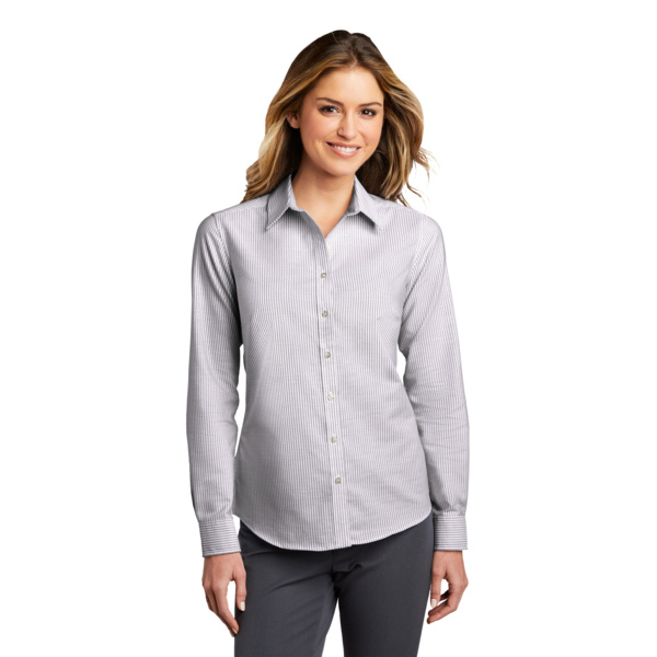 Women's SuperPro Oxford Stripe Shirt Thumbnail