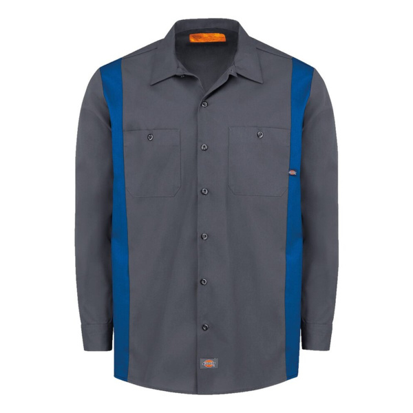 Men's Tall Industrial Colorblocked Long Sleeve Shirt Thumbnail