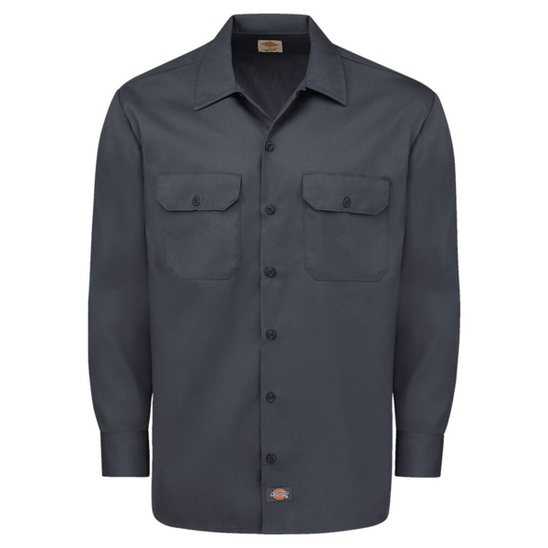 Men's Tall Long Sleeve Work Shirt Thumbnail