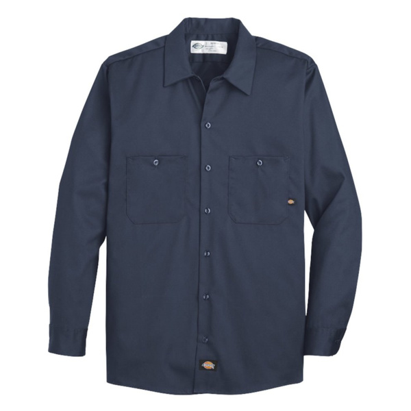 Men's Industrial Cotton Long Sleeve Work Shirt Thumbnail