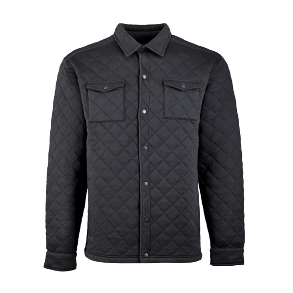 Quilted Jersey Shirt Jacket Thumbnail