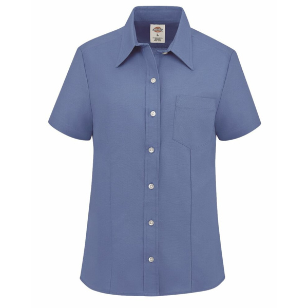 Women's Short Sleeve Stretch Oxford Shirt Thumbnail