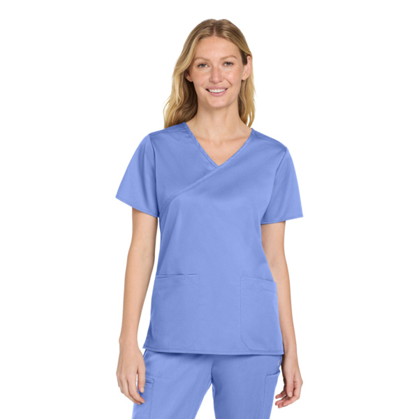 Women's WorkFlex Mock Wrap Top Thumbnail