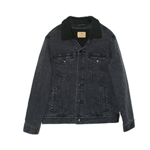 Unisex Sherpa-Lined Denim Jacket Thumbnail