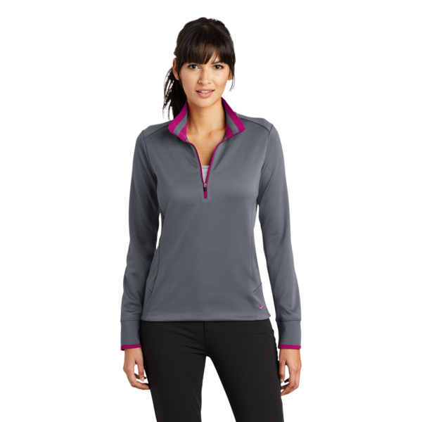 Ladies Dri FIT 1/2 Zip Cover Up Thumbnail