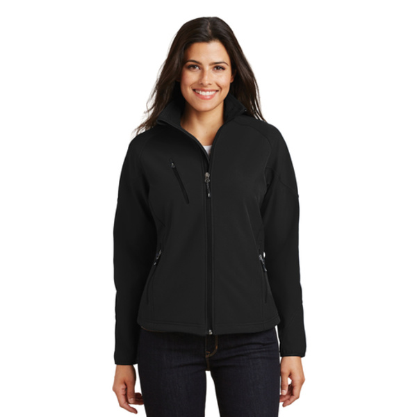 Ladies Textured Soft Shell Jacket Thumbnail