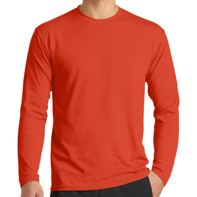 Port & Company® Long Sleeve Performance Blend Tee Thumbnail